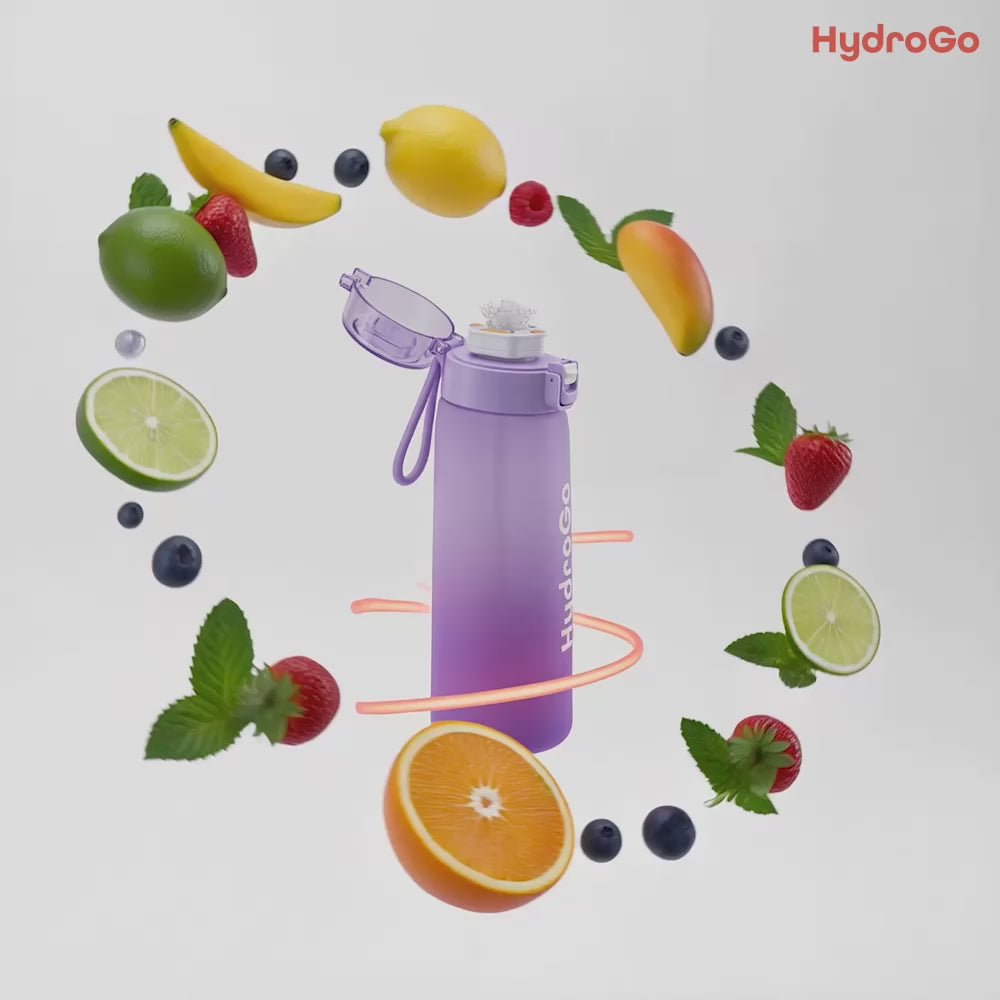 Załaduj wideo: Butelka HydroGo - Niebieska